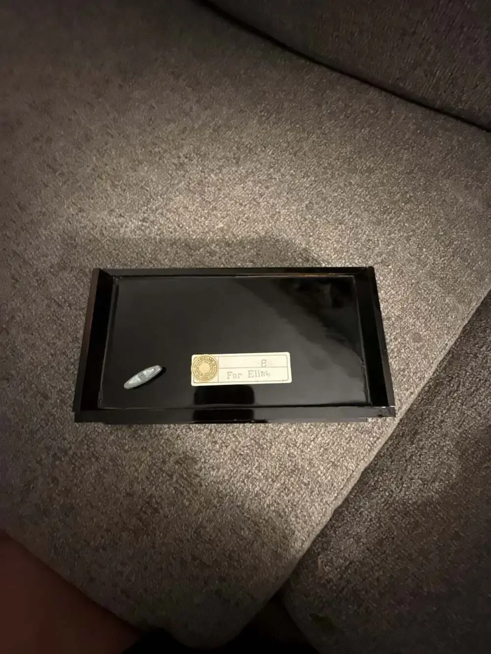Westland Co.‎ Black Lacquer Jewelry Music Box For Elise